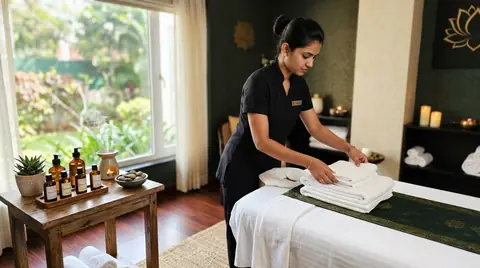 Deep Tissue massage room at Yashwa Wellness Spa