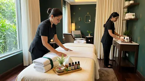 Four Hands massage room at Yashwa Wellness Spa