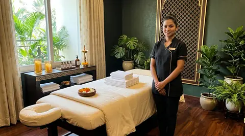 Signature massage room at Yashwa Wellness Spa
